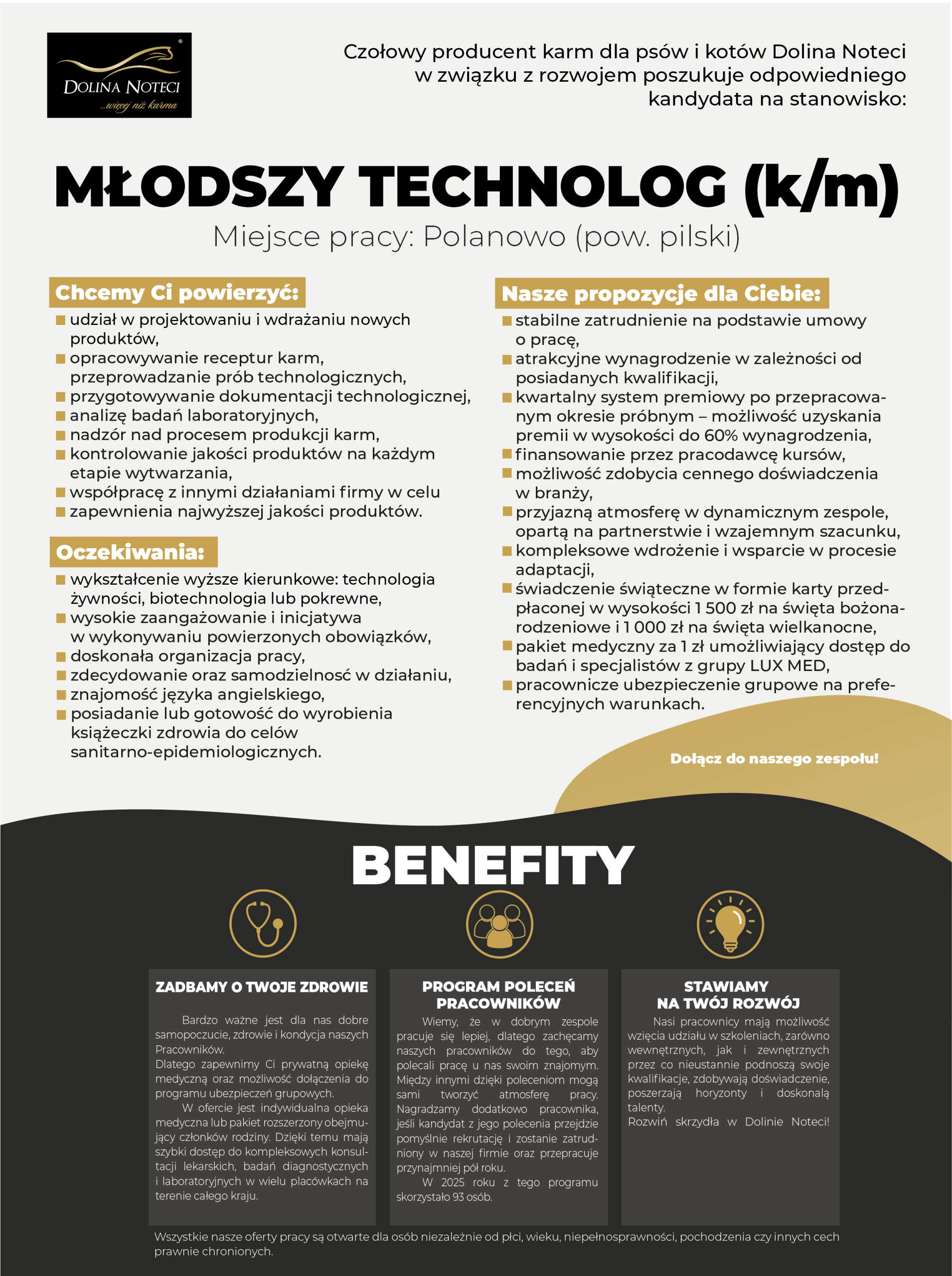 Młodszy technolog Polanowo